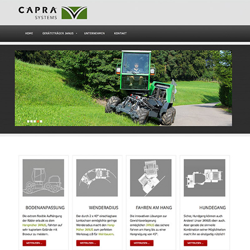 webdesign capra systems